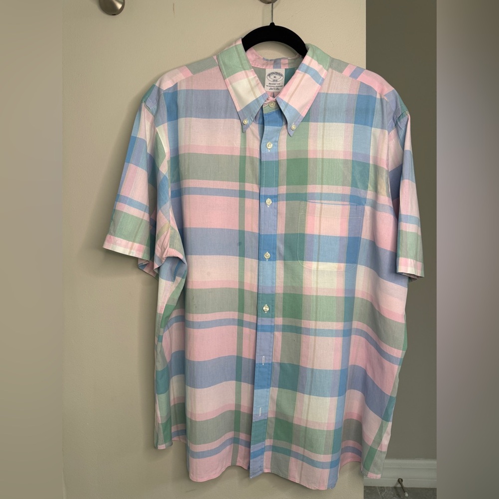 Brooks Brothers Regent Fit Short Sleeve size XL